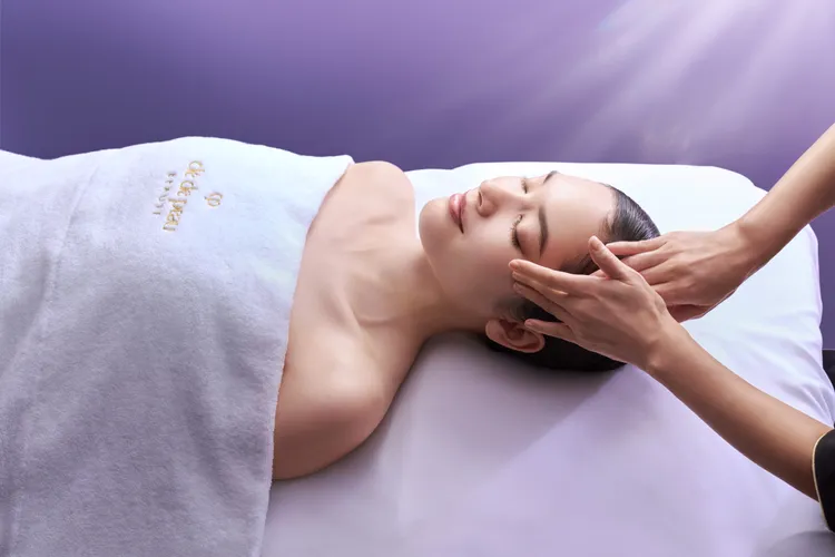 療程中會使用到極致雙效引流按摩。品牌提供