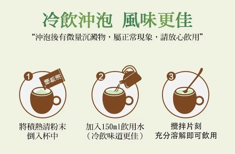 ▲ 夏天可以用冷水沖泡當飲料喝，戒掉不健康高糖手搖飲。