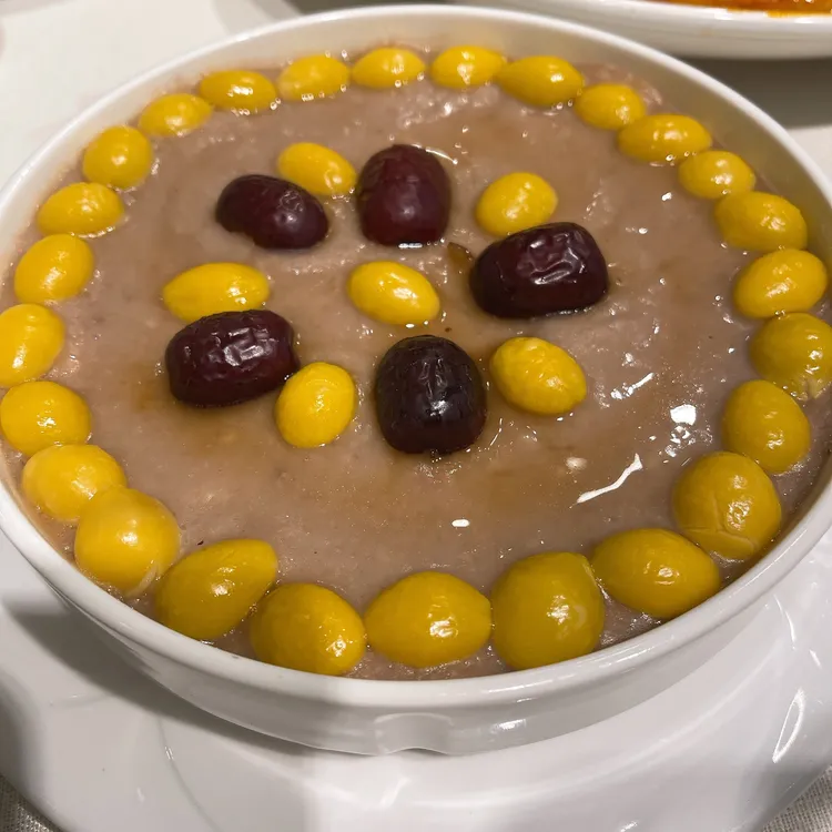 喜相逢麵館蓮子芋泥。攝影中心攝