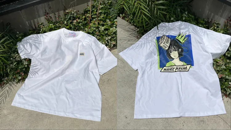 台灣限定9090 x Overprint聯名T恤，2230元。品牌提供