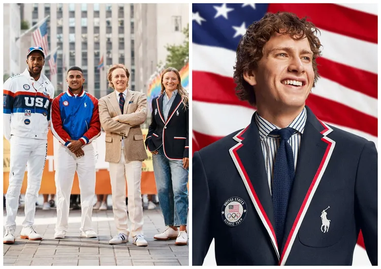 美國隊奧運團服。 翻攝poloralphlauren ig