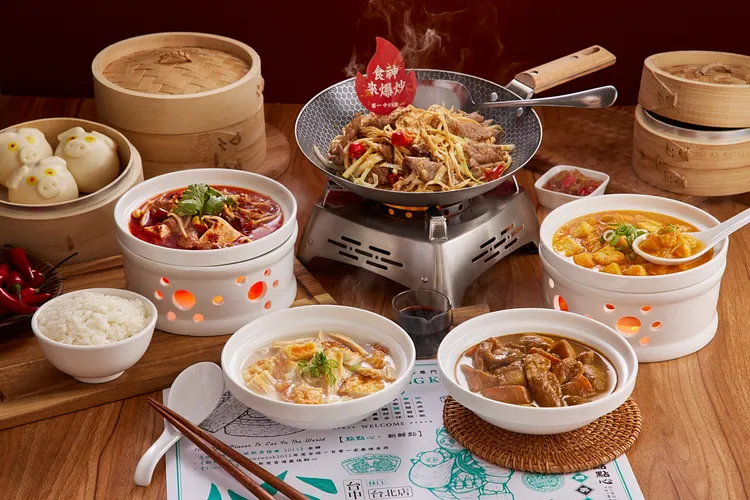 「食神好味」系列新菜。緯豆集團提供