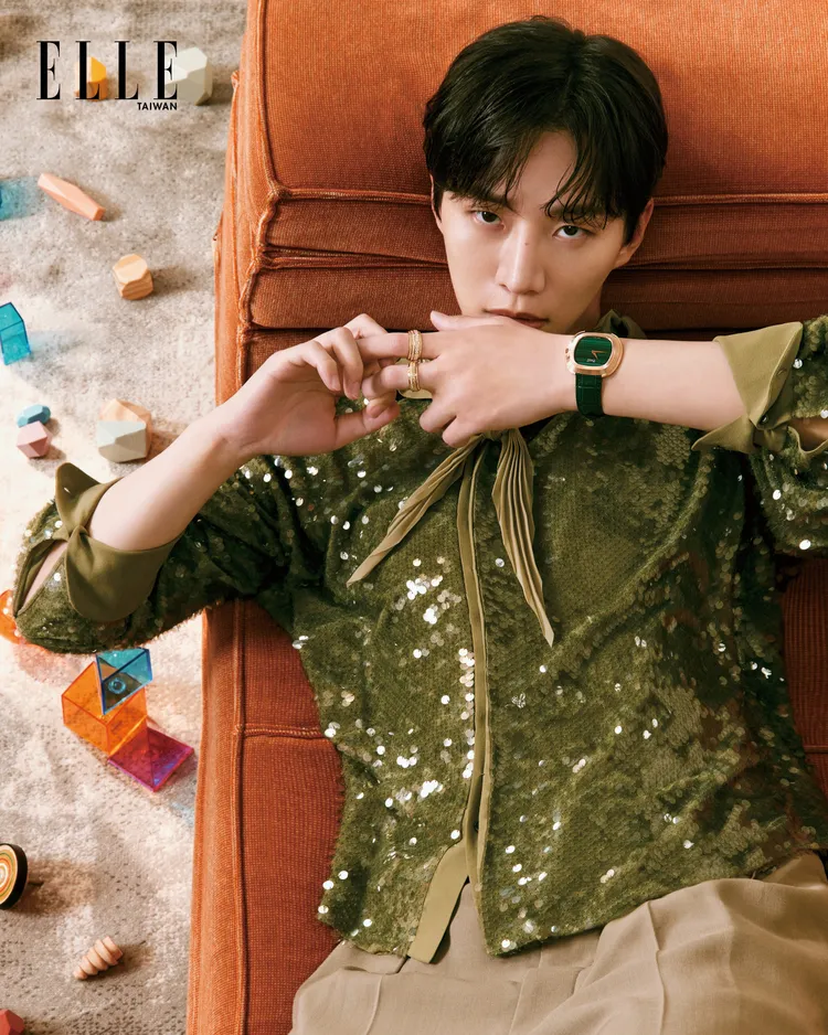 李俊昊拍攝《ELLE》封面。《ELLE》國際中文版提供