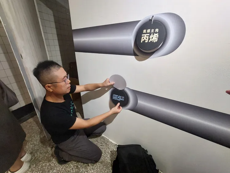 李根政表示，高雄地下有超過900公里的管線，高雄200多萬人就是居住在一個大型的石化工業區內。凃建豐攝