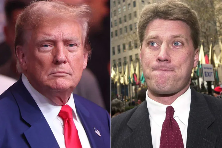 川普（左）接下來可能需設法澄清姪子佛瑞德（右）在新書內的指控。翻攝自《時人》