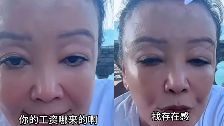 張蘭開直播怒轟大S經紀人：「妳的工資哪來的？不就是個經紀人。」翻攝追星課代表微博