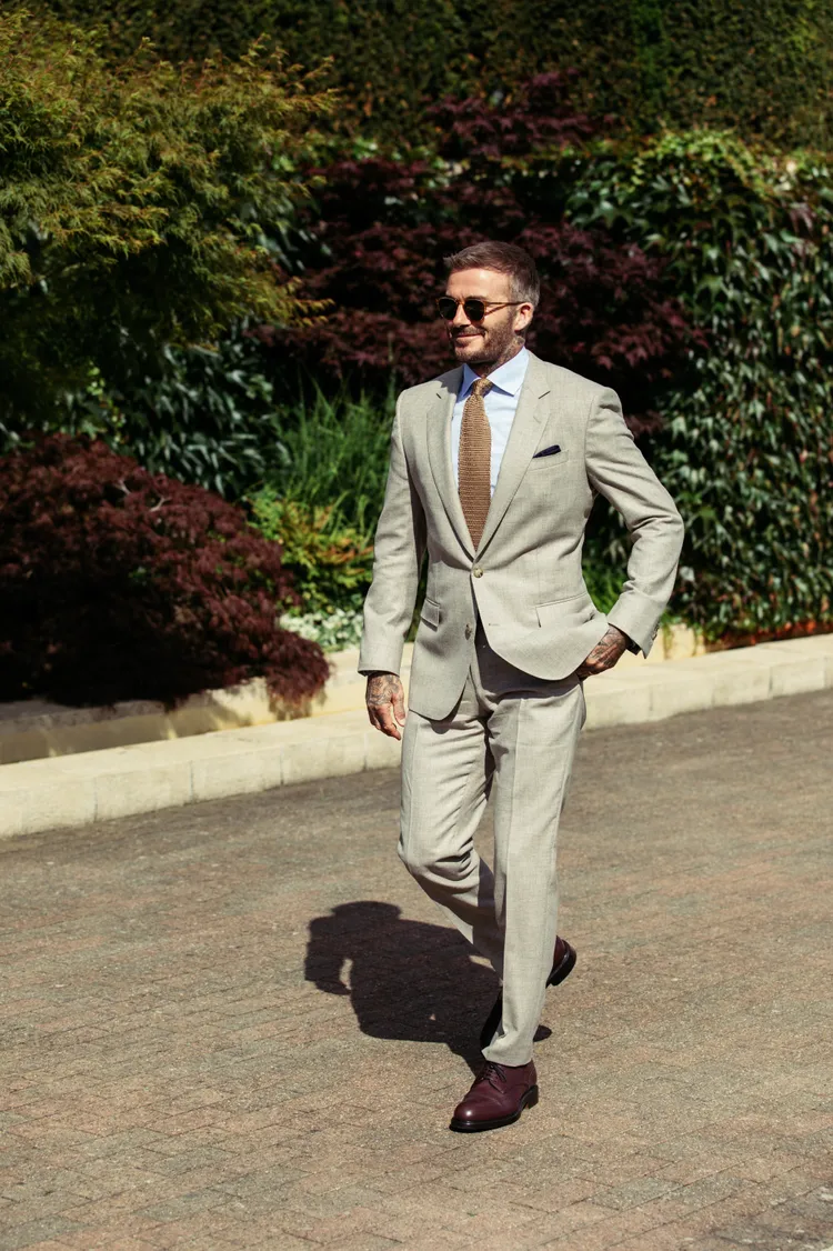 年屆50歲的貝克漢近身上魅力不減反增。品牌提供