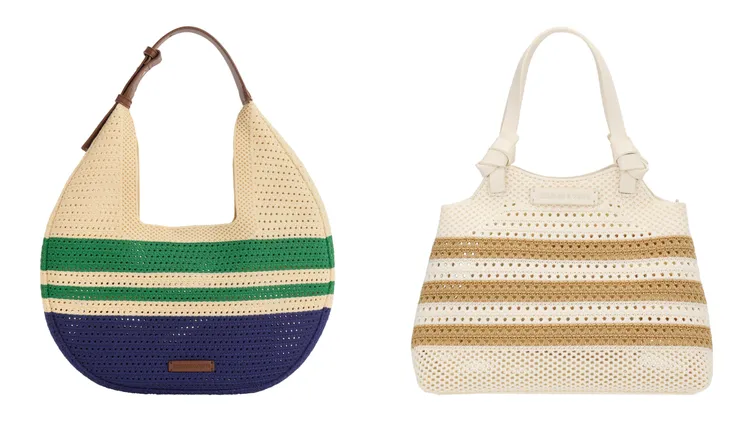 Ida針織流浪包（左）2790元、Ida編織托特包2390元。品牌提供