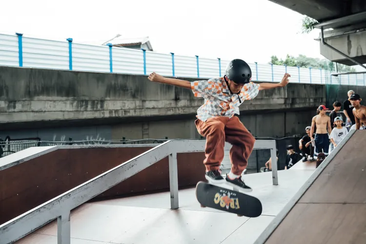 滑板運動越來越受歡迎。品牌提供