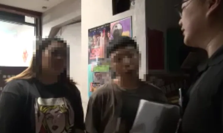 警方逮捕提供帳戶的盧姓情侶檔。警方提供