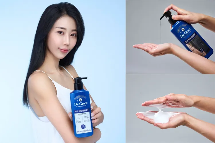 ▲ Dr. Groot新推出勁涼去屑洗髮精，質地輕透，泡沫綿密好沖洗，清潔更徹底。