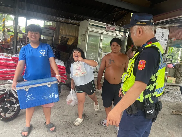 桃源區公所至桃源勤和等部落進行勸導撤離事宜。翻攝畫面