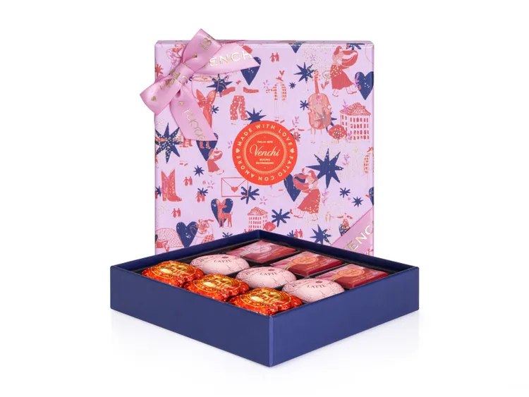 Venchi七夕方型禮盒，1020元。品牌提供