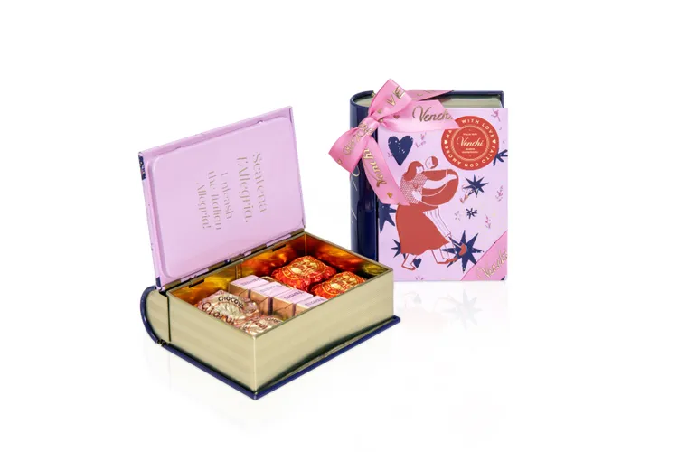 Venchi七夕小鐵書禮盒，980元。品牌提供