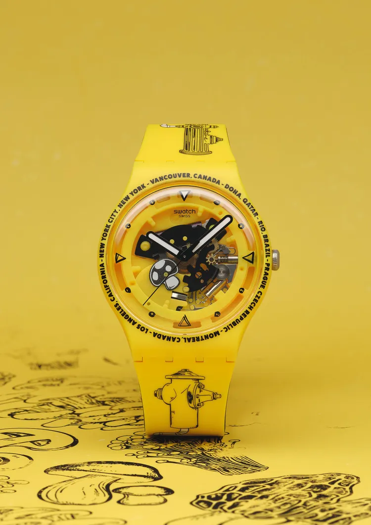 滑板明星Andy Anderson的TIME WITH ANDY ANDERSON錶款，3800元。品牌提供