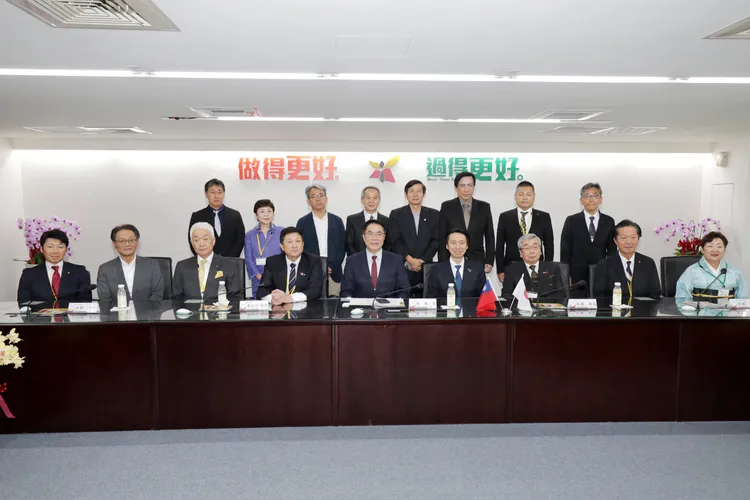 山形市佐藤孝弘市長率市民團訪問台南。台南市政府提供