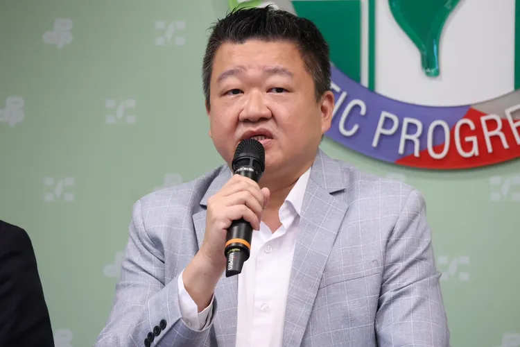 民進黨副秘書長何博文。記者莊宗達攝