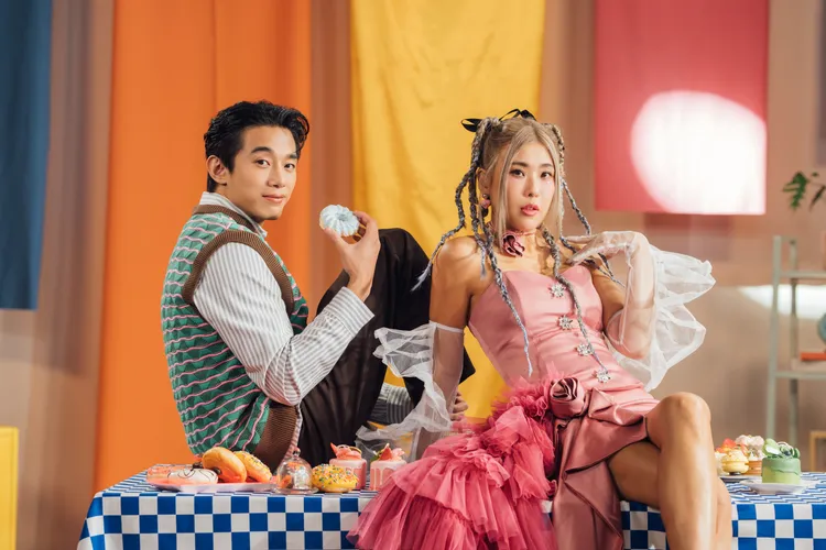 「木星」林牧昕與初孟軒拍再次合作拍MV。小精靈工作室提供