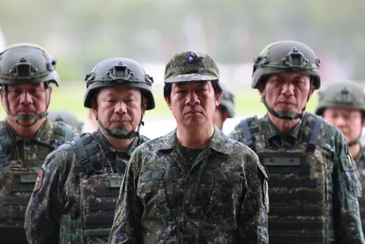 漢光演習|視導空軍佳山基地 賴清德:讓世界看見國軍守護臺灣的決心