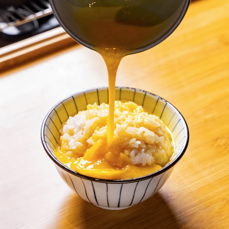 正宗「生食級雞蛋拌飯」。業者提供