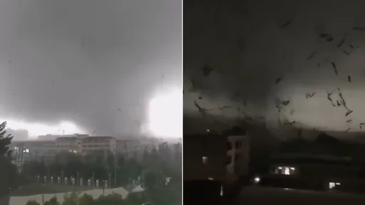 龍捲風襲擊山東震撼影片曝光 已知至少5死83輕重傷