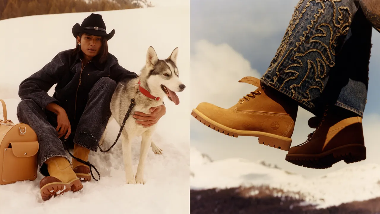 LV x Timberland聯名靴款正式發表。品牌提供