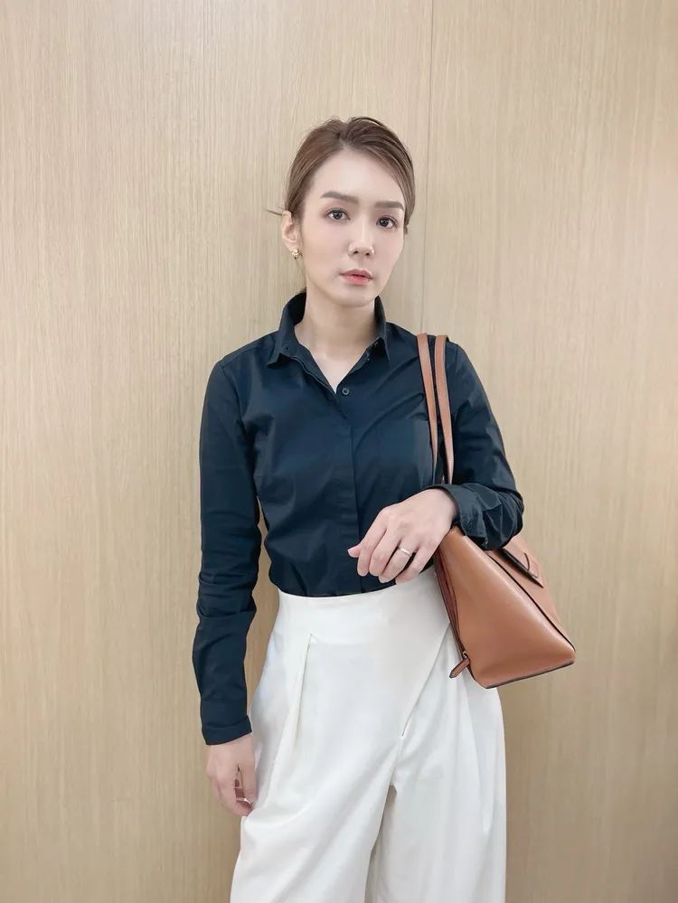 李又汝在《愛的榮耀》飾演魚干女變身華麗上班族，還愛上上司，角色極為挑戰。民視提供