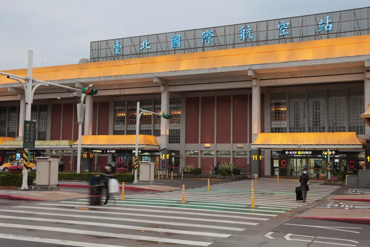 松山機場外觀。資料照片，彭欣偉攝