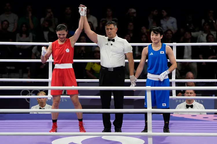 吳詩儀晉級16強。  美聯社