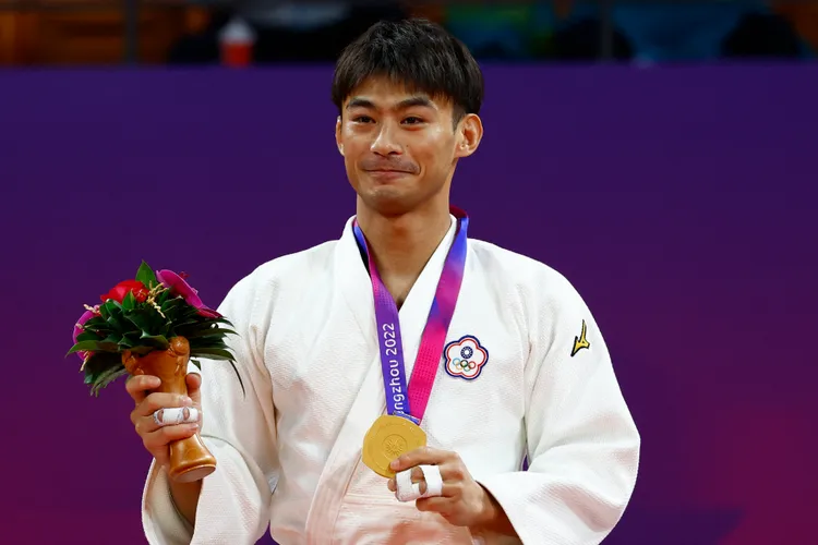 「柔道男神」楊勇緯上屆東京奧運奪銀。資料照片