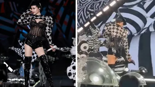 蔡依林上海開唱造型出大包!一舉動霸氣應變 觀眾高呼「女王」