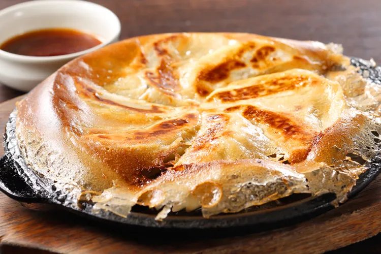 筑前屋招牌料理冰花煎餃。業者提供