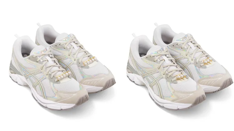 TASAKI balance signature運動鞋（左）4萬元、danger fang運動鞋（右）3萬7500元。品牌提供