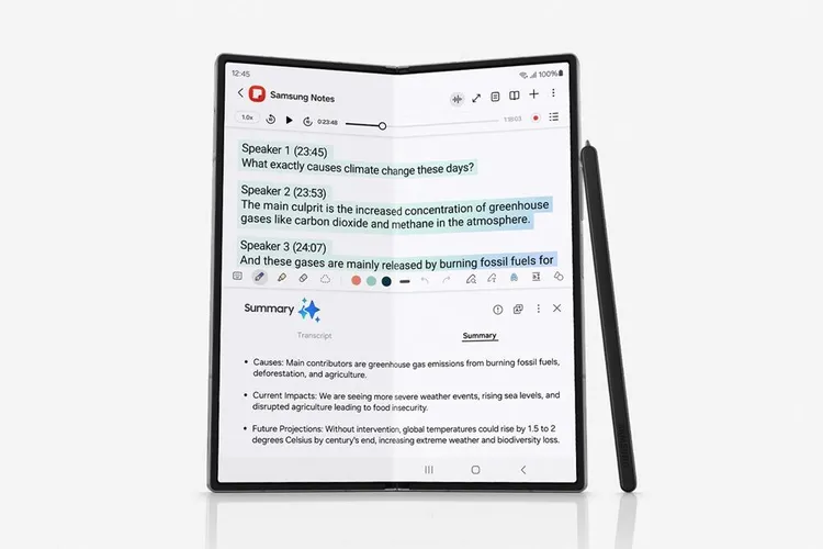 AI所帶來的「人機互動程度」會是消費者在選取摺疊機列入考量的主要因素之一。三星提供