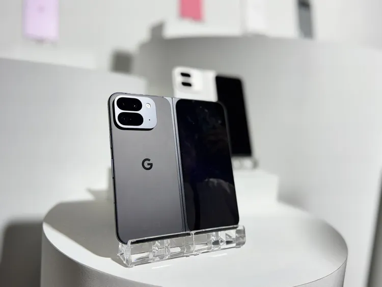 Google在台引進Pixel 9 Pro Fold摺疊機。趙筱文攝