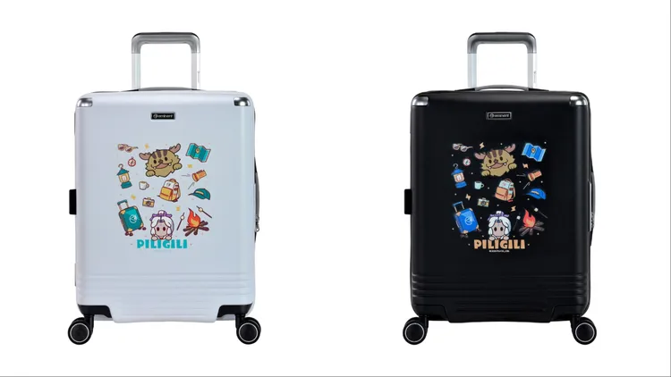萬國通路霹靂聯名行李箱（20吋），各5299元。品牌提供