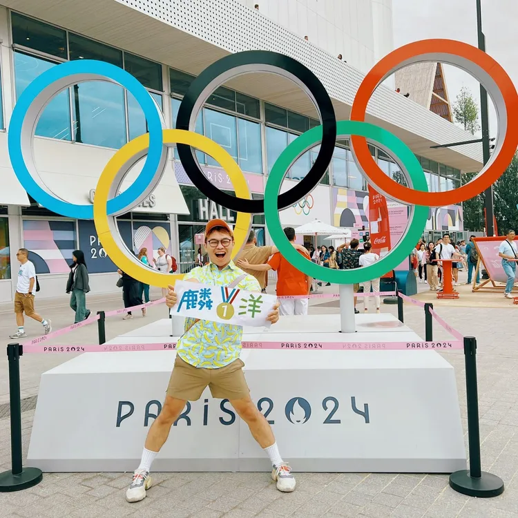 那那大師日前飛到巴黎欣賞奧運賽事。小鋼砲娛樂提供