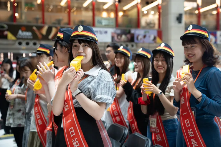 「2024台日32同名車站」活動將讓學員化身為「一日站長」體驗。 觀光署提供
