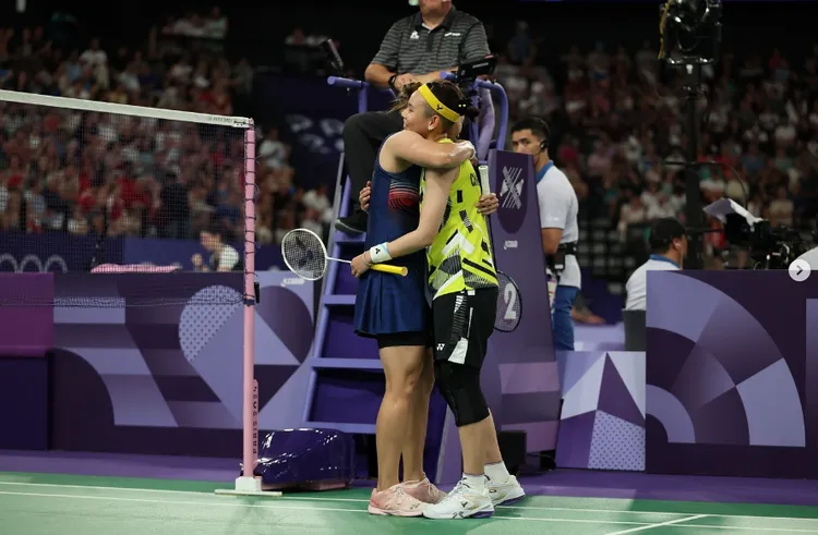 台灣「羽球一姐」戴資穎不敵好友依瑟儂，結束巴黎奧運之旅。翻攝戴資穎IG