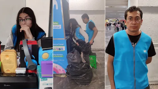 地鐵電信攤位「員工連線嘿咻」 19歲妹子靠垃圾袋遮掩活春宮