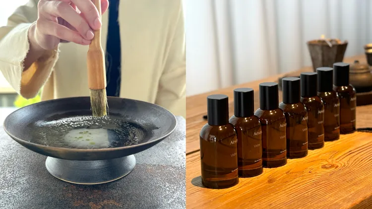 蔚香水是品牌首款茶香水。張家玲攝