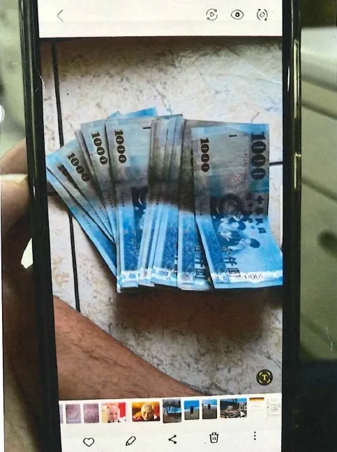 張姓越配與潘男分工，專賺同鄉血汗錢。台南市專勤隊提供