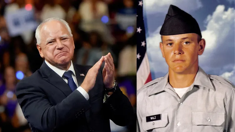 華茲在退役前曾在美國國民兵第一營125野戰炮兵團服役。翻攝自路透社、《紐約郵報》