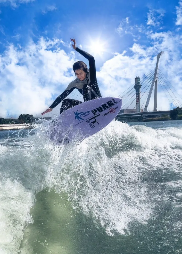 台北國際滑水公開賽是全台規模最大的相關賽事。北市府體育局提供