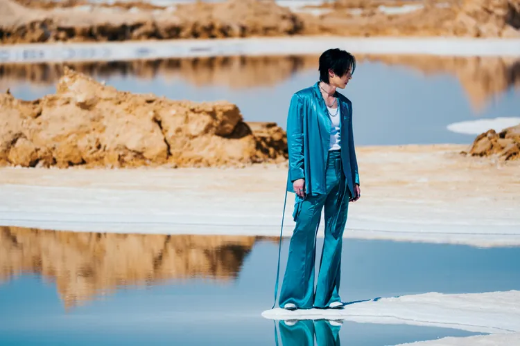 陳勢安在埃及留下美照。索尼音樂提供