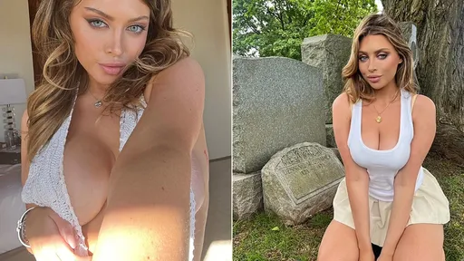 在爸爸墳墓拍A片 26歲網美:完成一件美麗藝術品