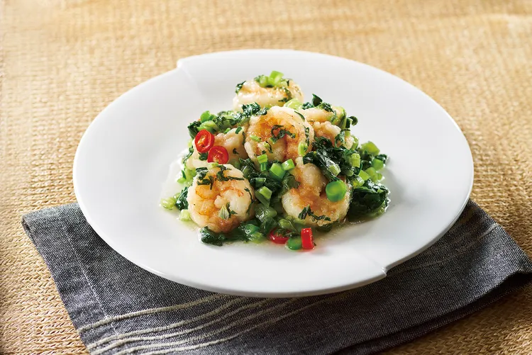 雪菜蝦球。業者提供