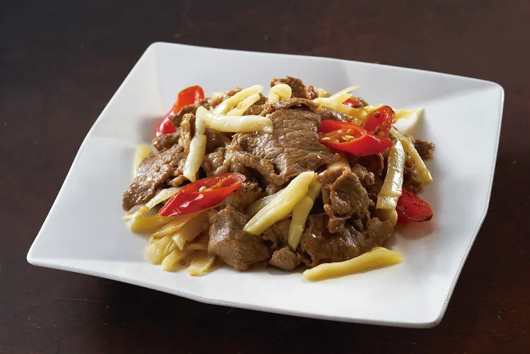 醋薑炒羊肉。業者提供
