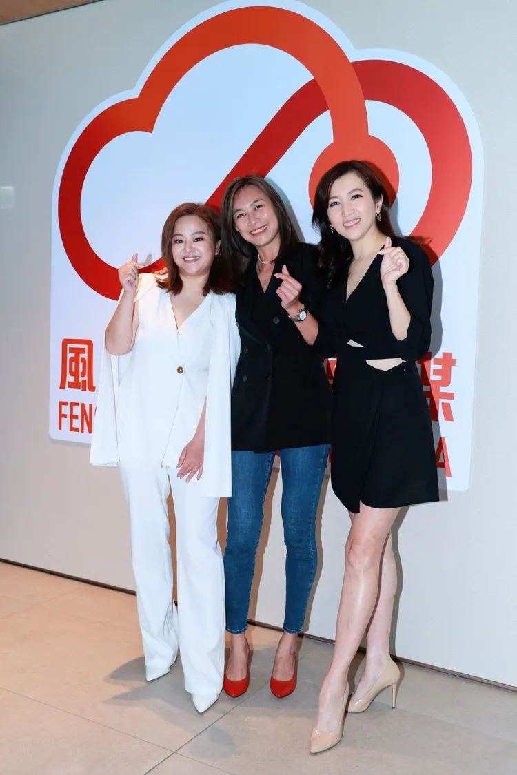 何嘉文（左起）、張鈺凰、廖家儀今天一起出席活動。攝影中心攝