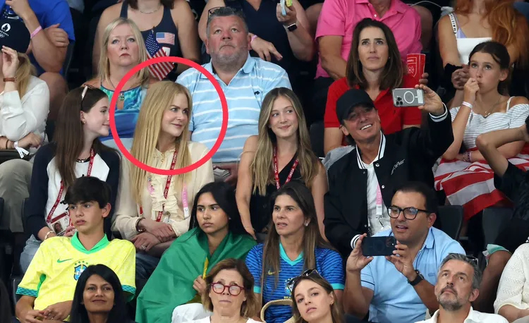 影后妮可基嫚到場支持西蒙拜爾絲。翻攝X